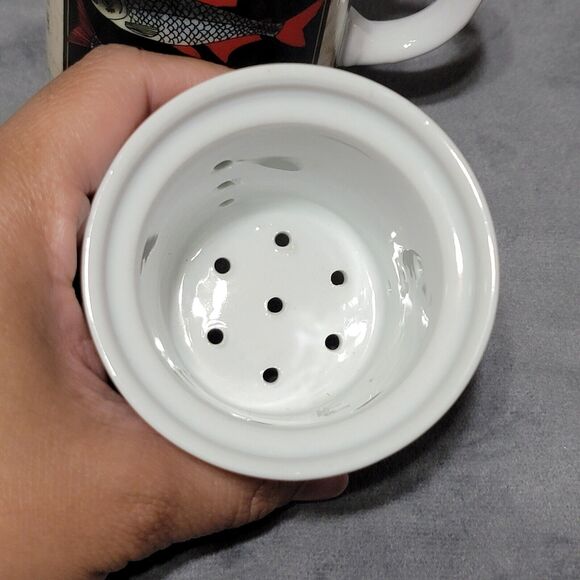 Pisces Zodiac Mug, Infuser & Lid - Picture 9 of 15